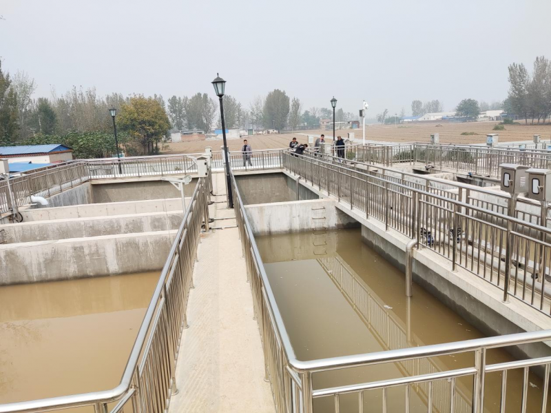 慶祝公司濮（pú）陽汙水處理項目注（zhù）水投入使用