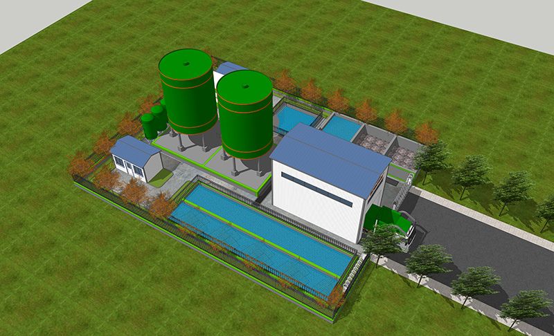 恭賀我司合武高鐵湖北段某隧道汙水處理站順利竣工