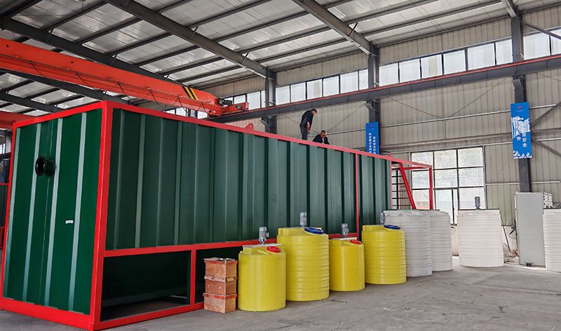 熱烈歡迎碧（bì）水源李（lǐ）總蒞臨我司考察鄉鎮一體化汙水處理設備